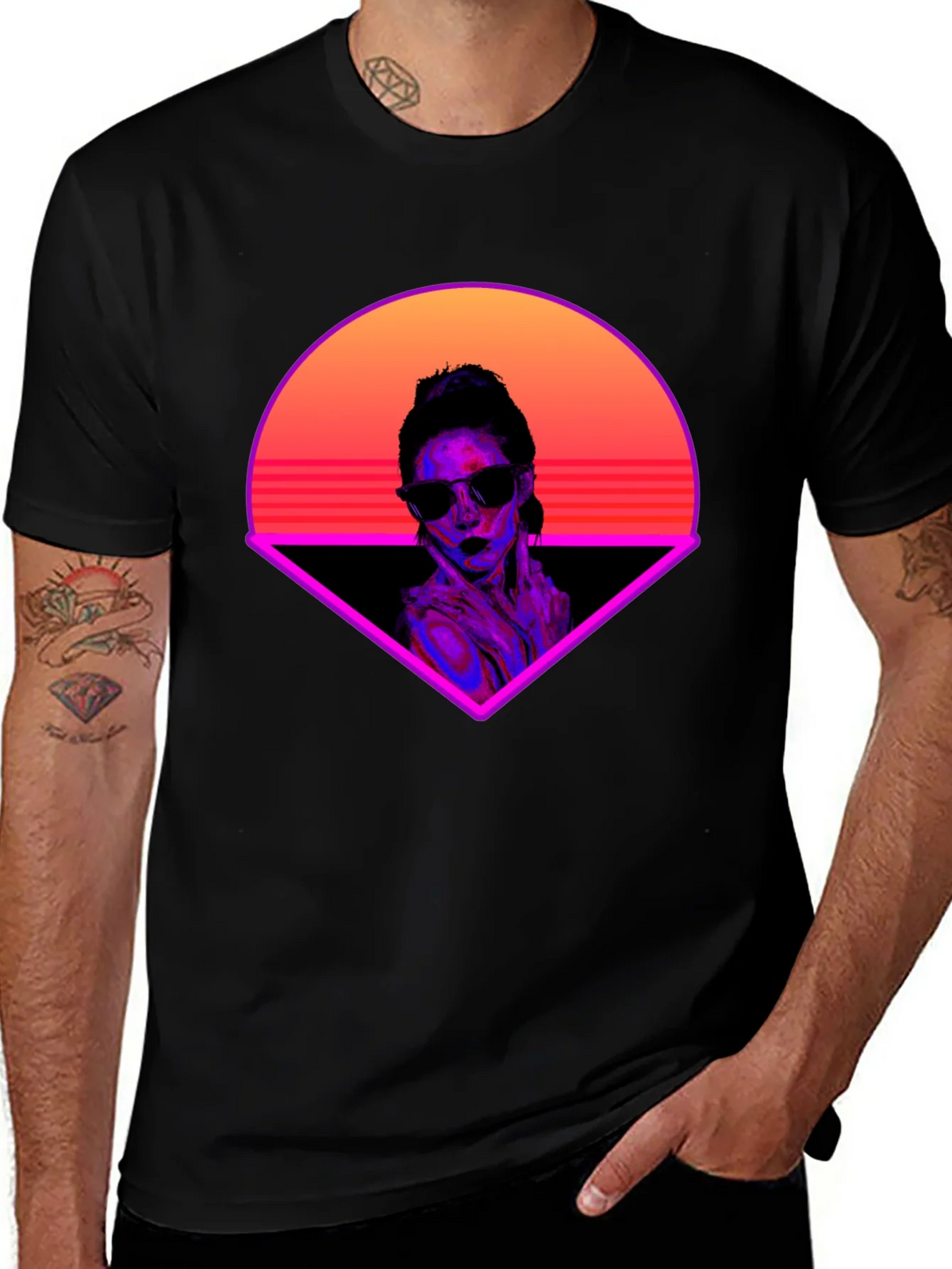 Retro Wave T-Shirt - Cool Graphic Tee product image 1