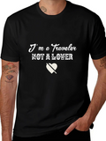 Im a Traveler Not A Lover Graphic T-Shirt product image 1