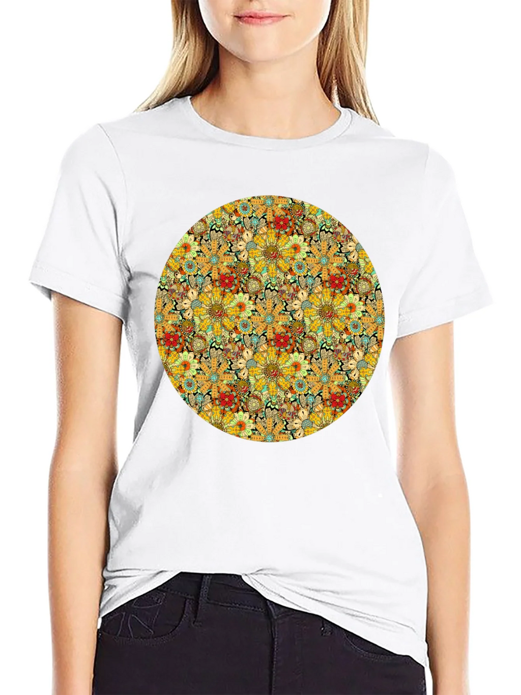 Floral Circle Tee product image 11
