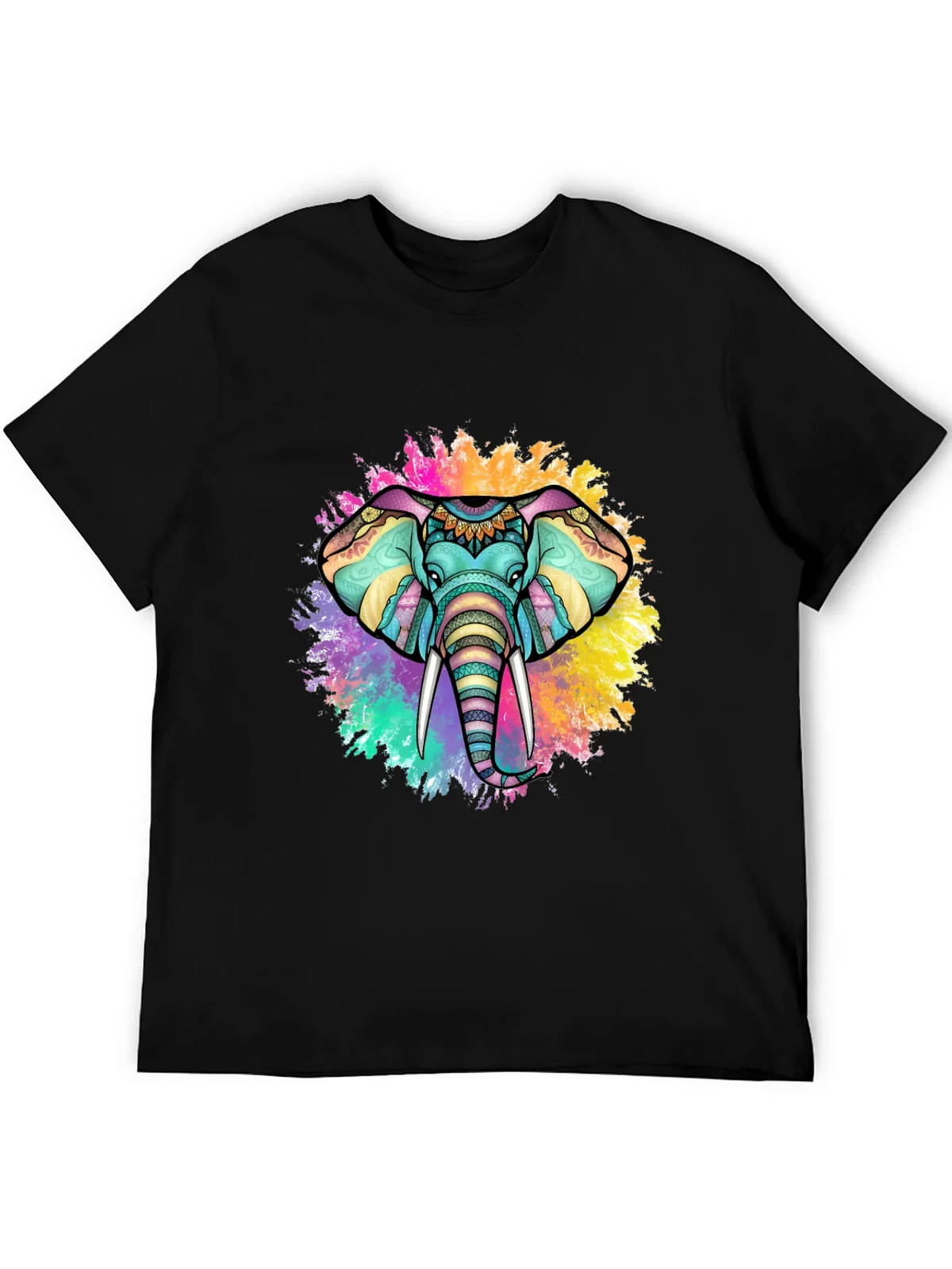 Colorful Elephant Graphic Tee product image 8