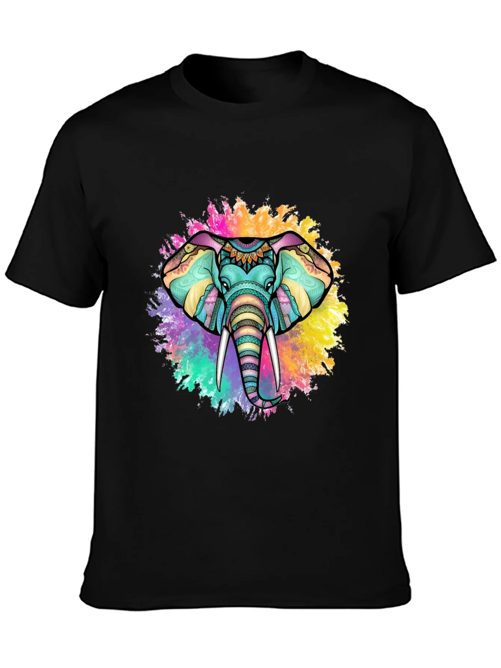 Colorful Elephant Graphic Tee product image 6