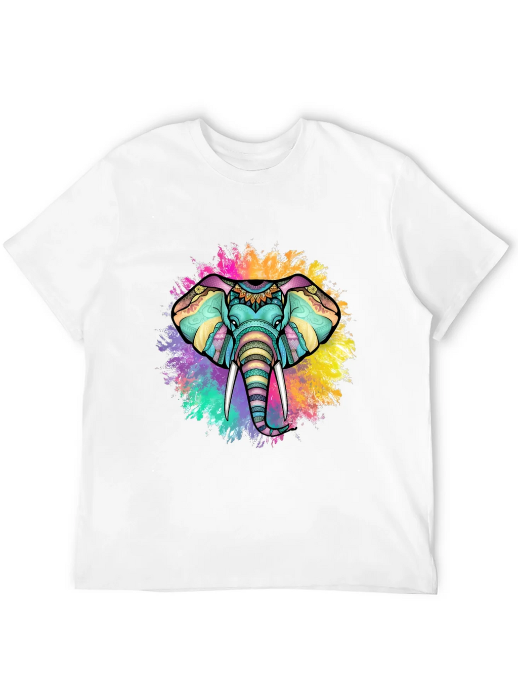 Colorful Elephant Graphic Tee product image 3