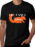 Red Panda Mama Black T-Shirt product image 1