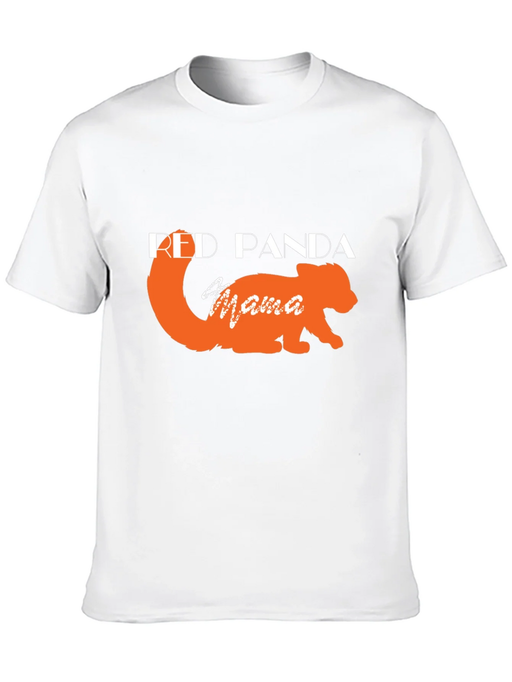 Red Panda Mama Black T-Shirt product image 12