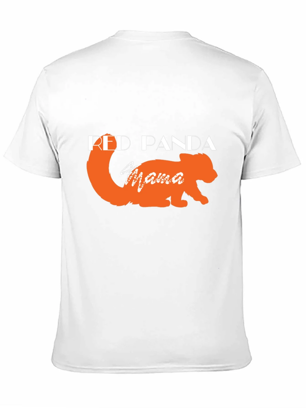 Red Panda Mama Black T-Shirt product image 2
