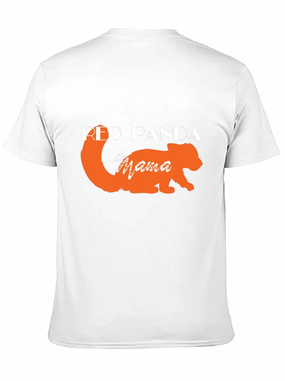 Red Panda Mama Black T-Shirt product image 2