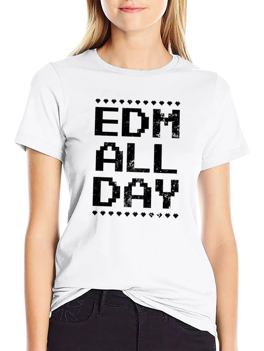 EDM All Day Pixel Tee - Cool Music Festival Shirt product image 11