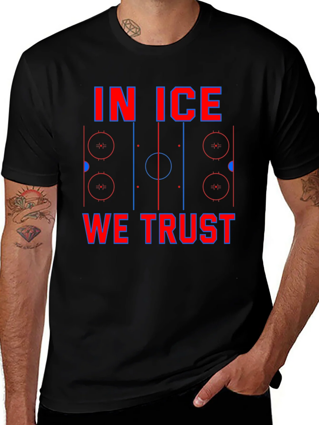 In Ice We Trust Hockey T-Shirt product image 1