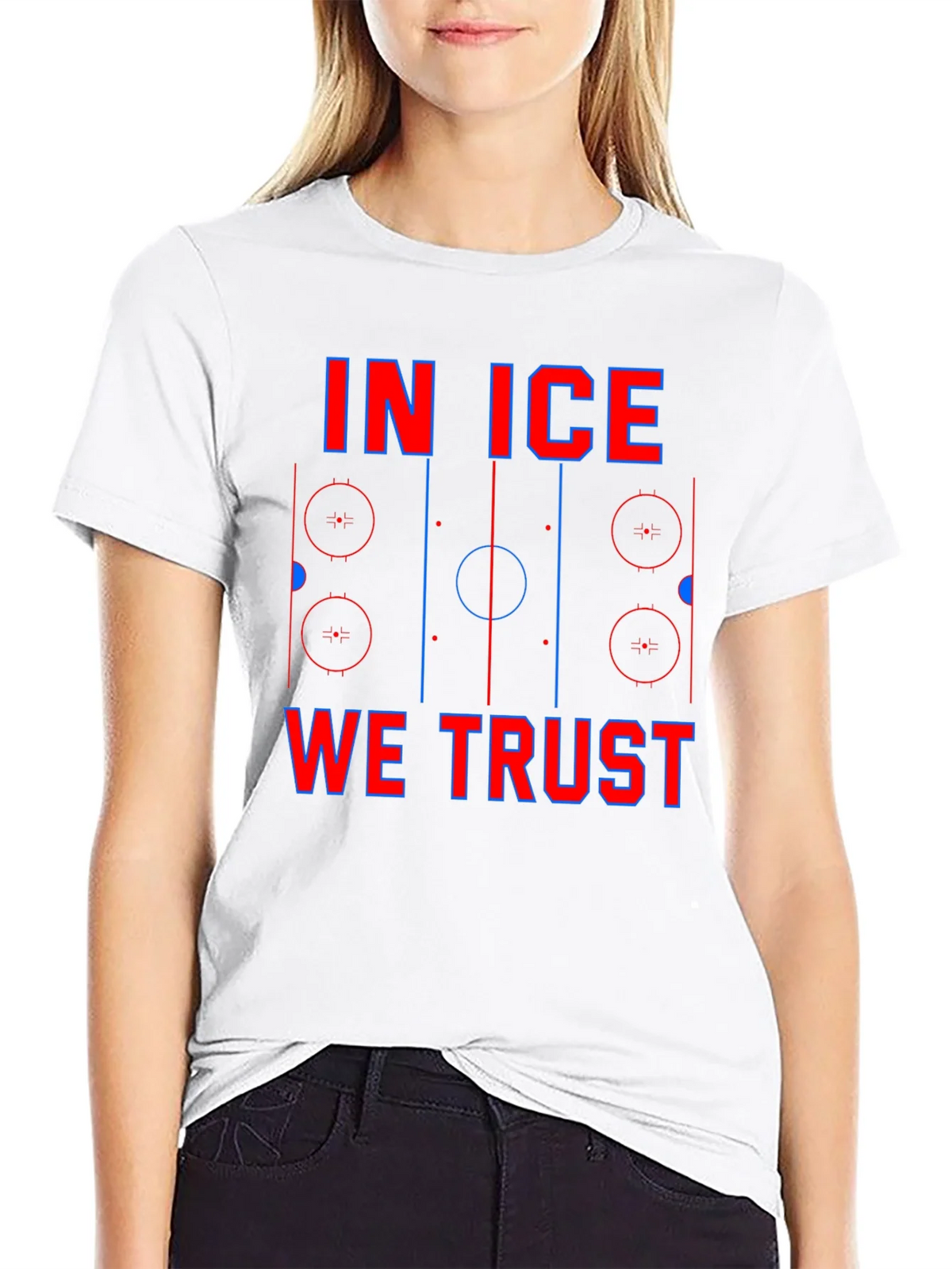 In Ice We Trust Hockey T-Shirt product image 11