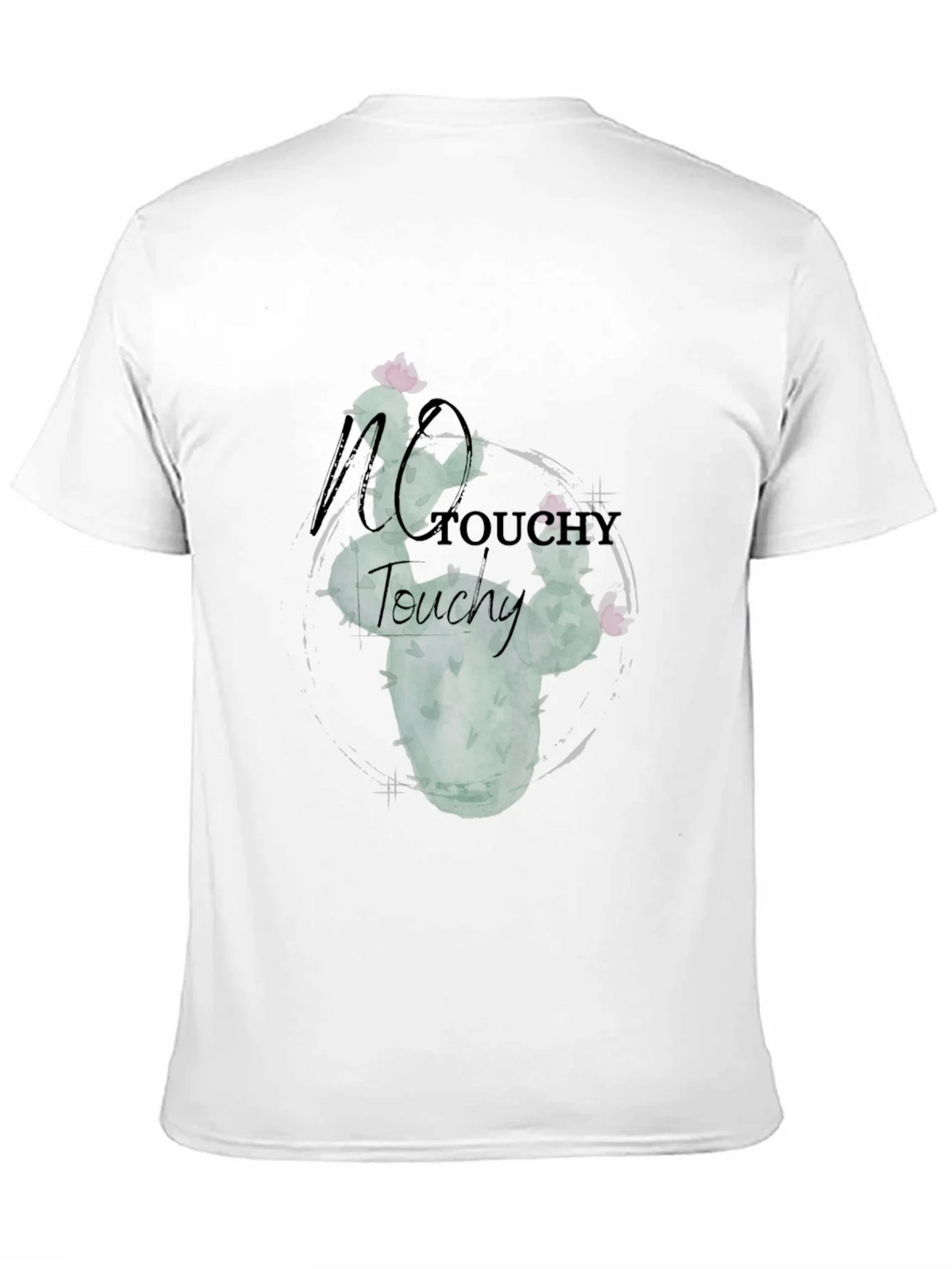 No Touchy Cactus Graphic Tee - Black product image 2