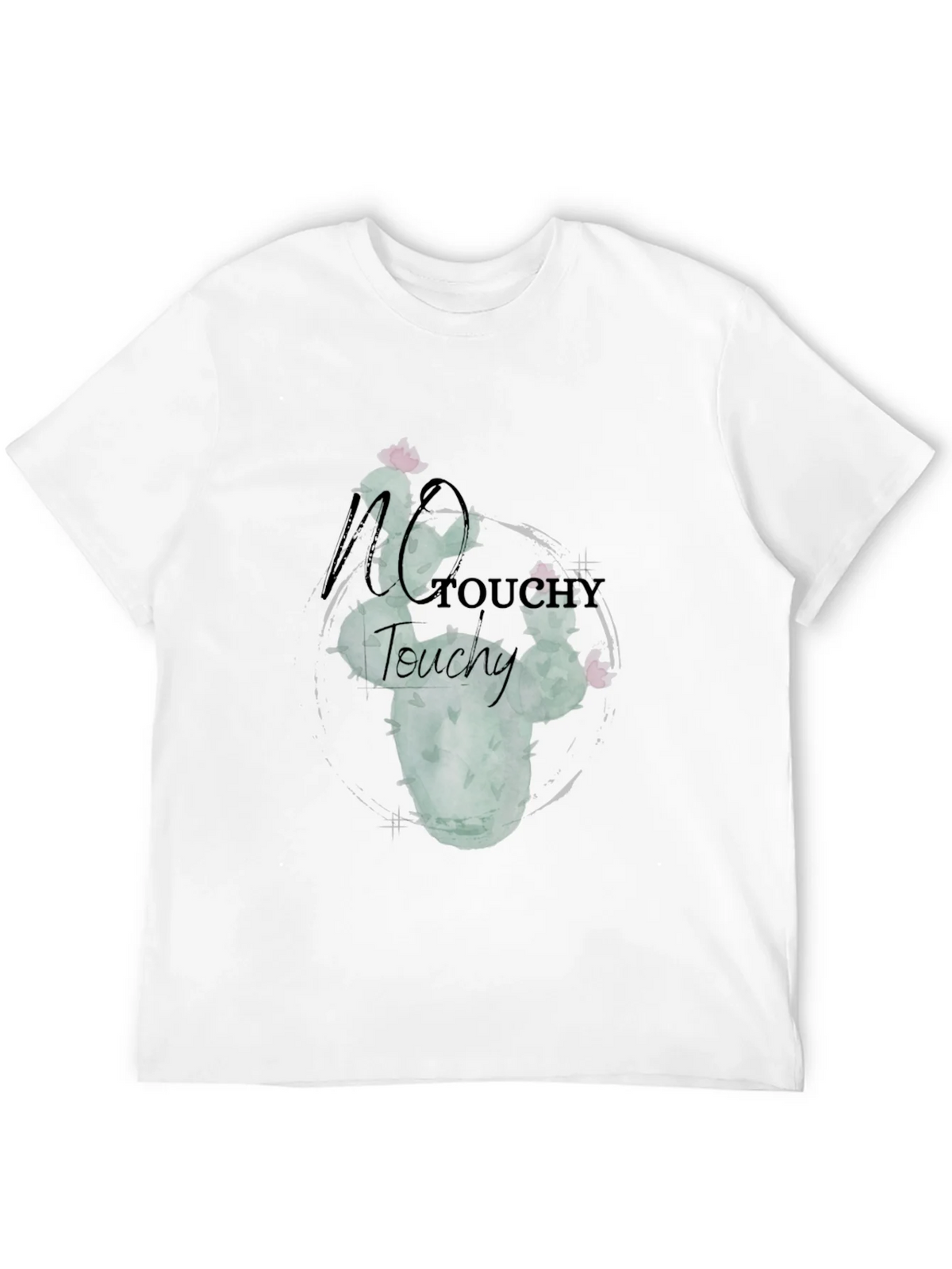 No Touchy Cactus Graphic Tee - Black product image 3