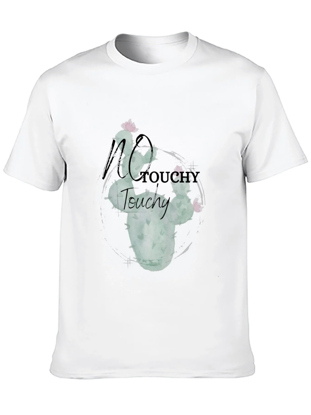No Touchy Cactus Graphic Tee - Black product image 12