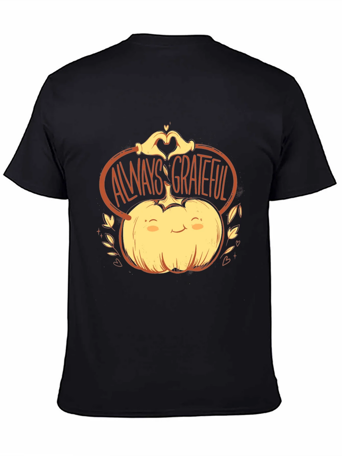Always Grateful Pumpkin Graphic Tee - Thanksgiving product image 7