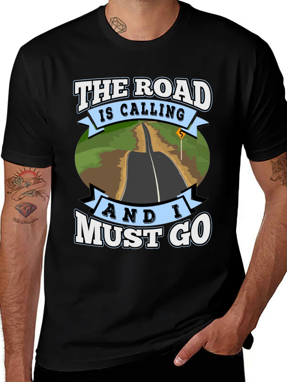 Road Calling Graphic T-Shirt product image 1