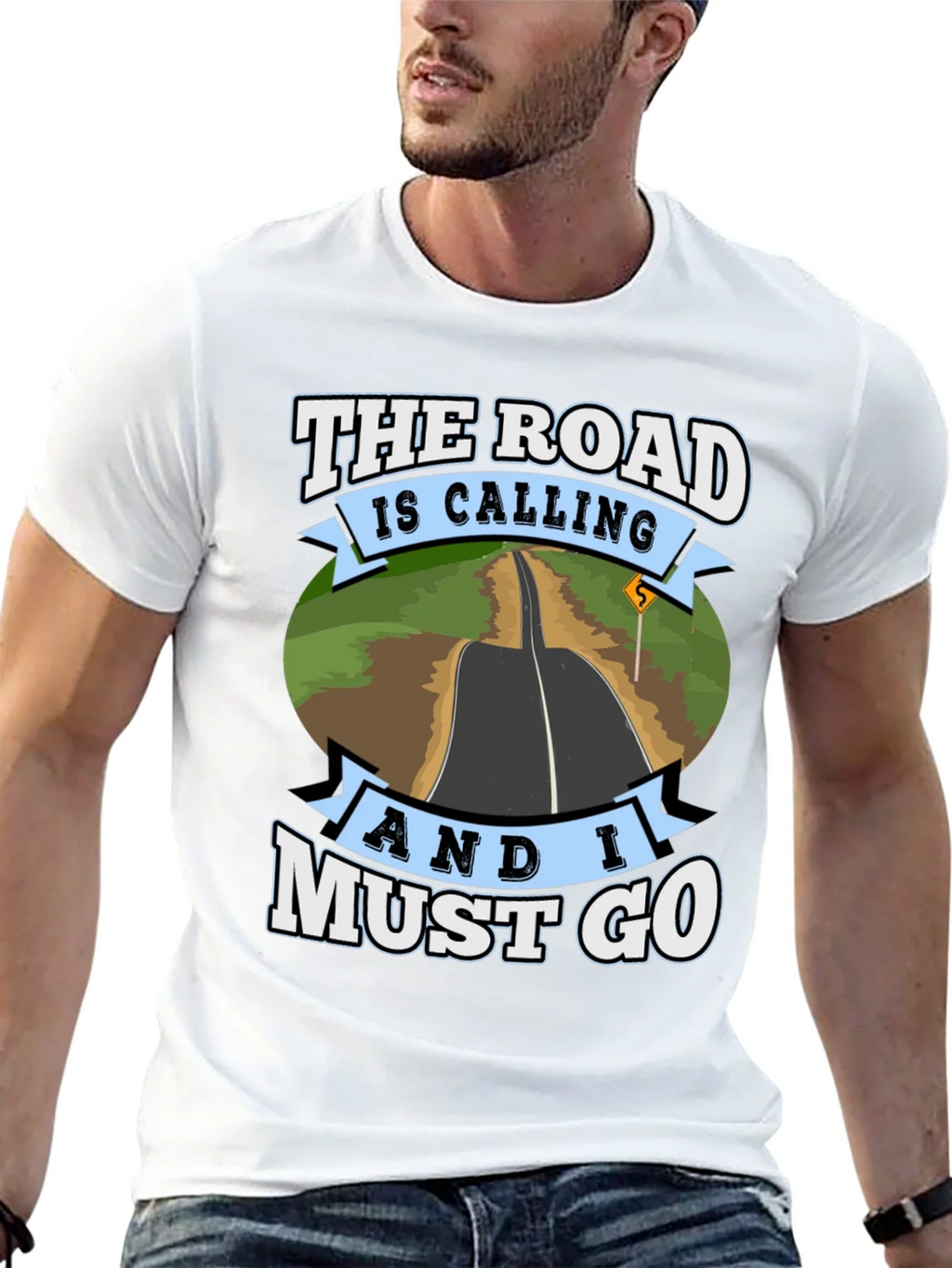 Road Calling Graphic T-Shirt product image 4