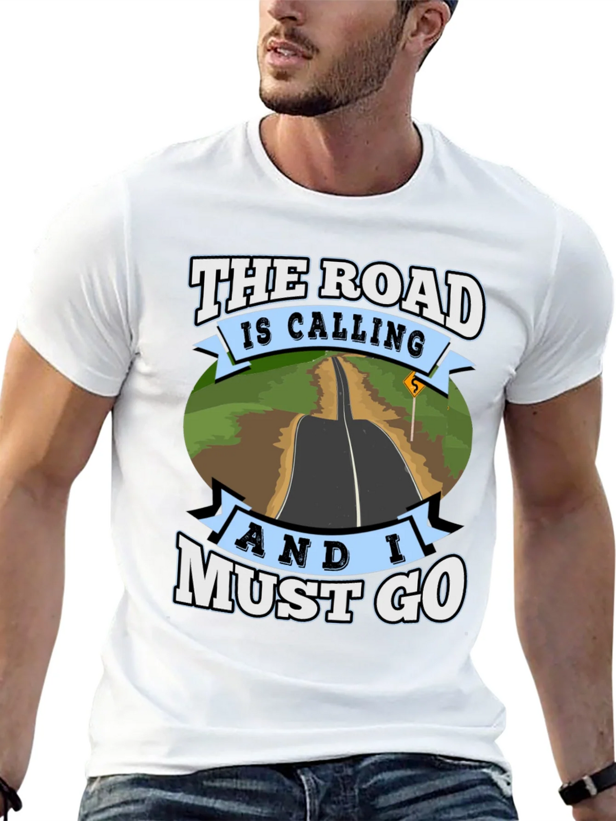 Road Calling Graphic T-Shirt product image 4