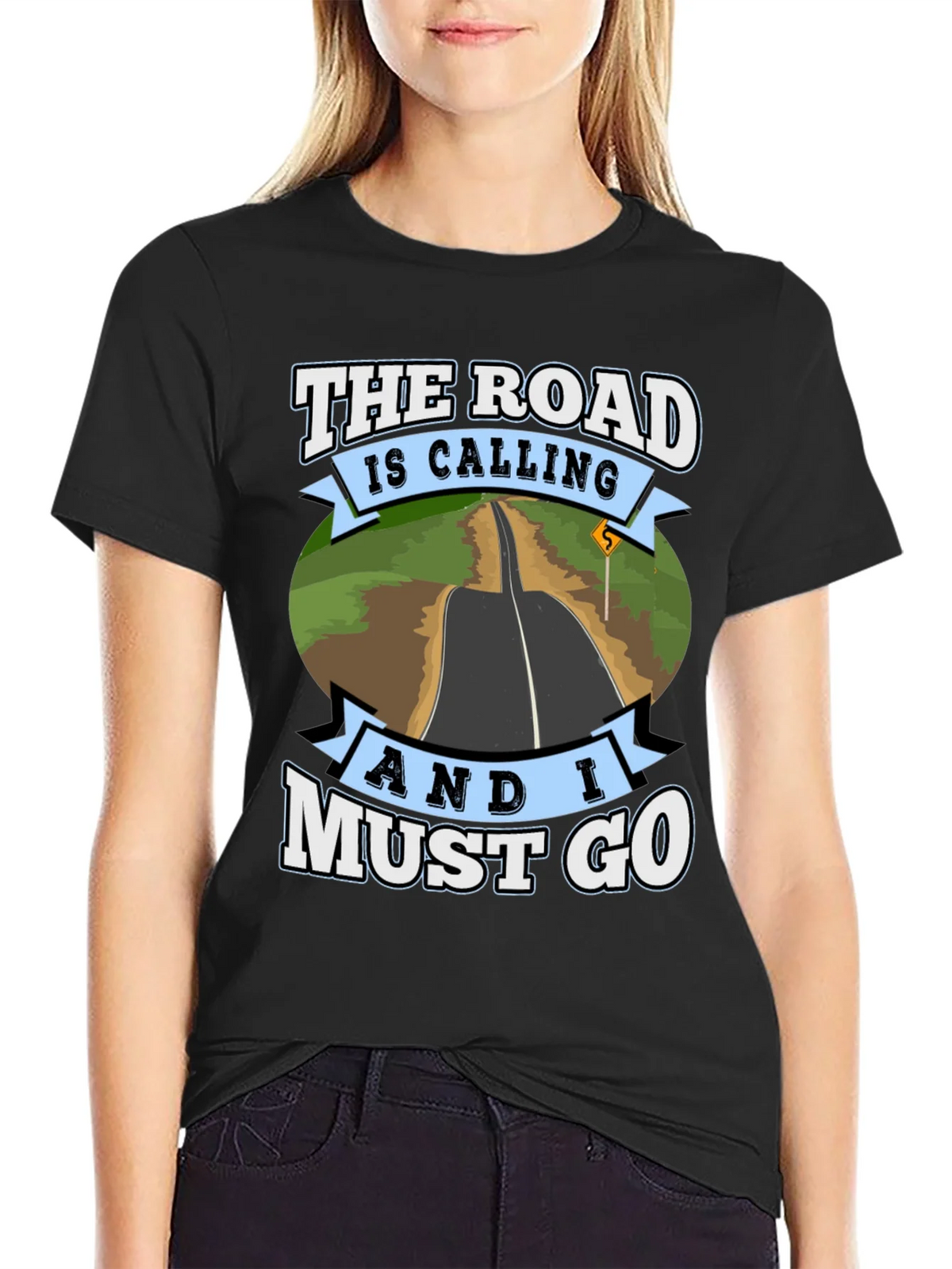 Road Calling Graphic T-Shirt product image 5