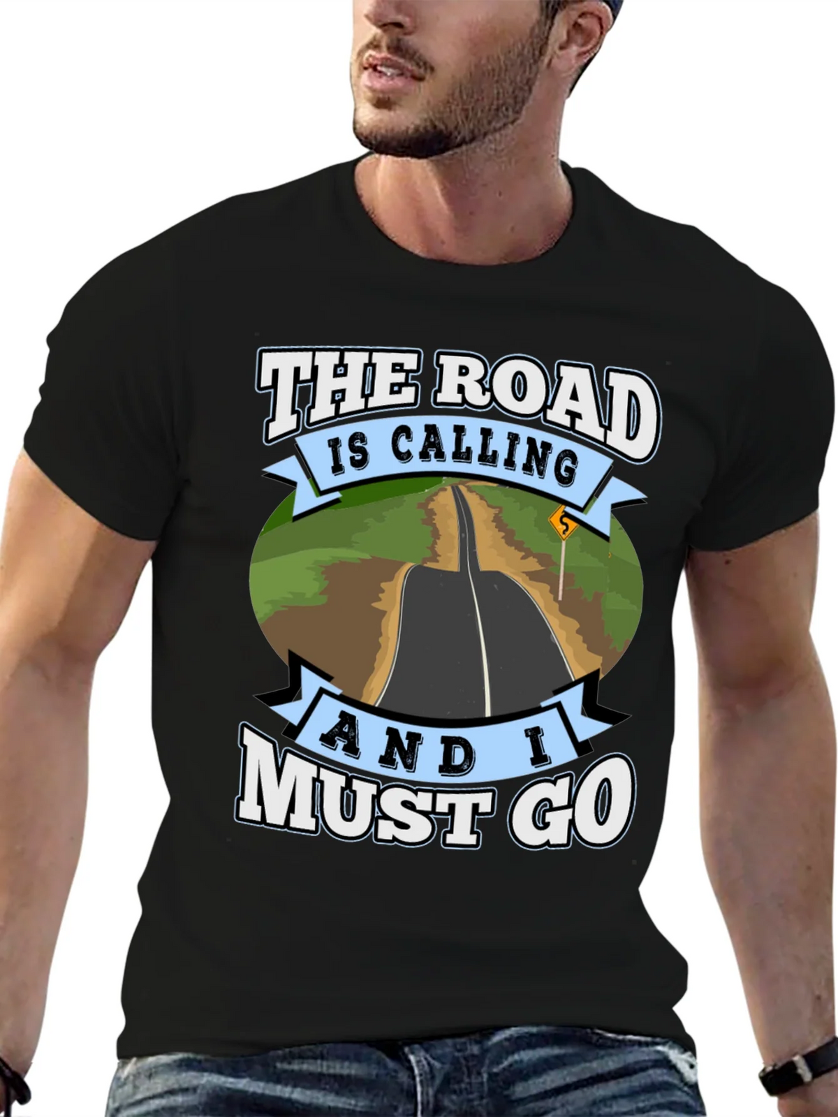 Road Calling Graphic T-Shirt product image 9