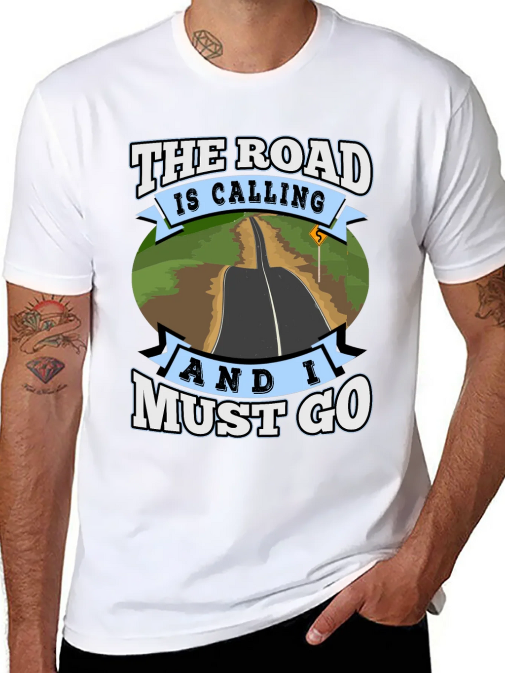 Road Calling Graphic T-Shirt product image 10