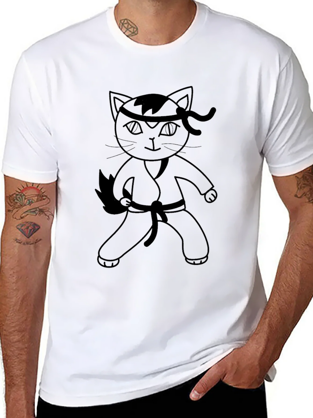 Ninja Cat T-Shirt - Martial Arts Kitten Tee product image 10