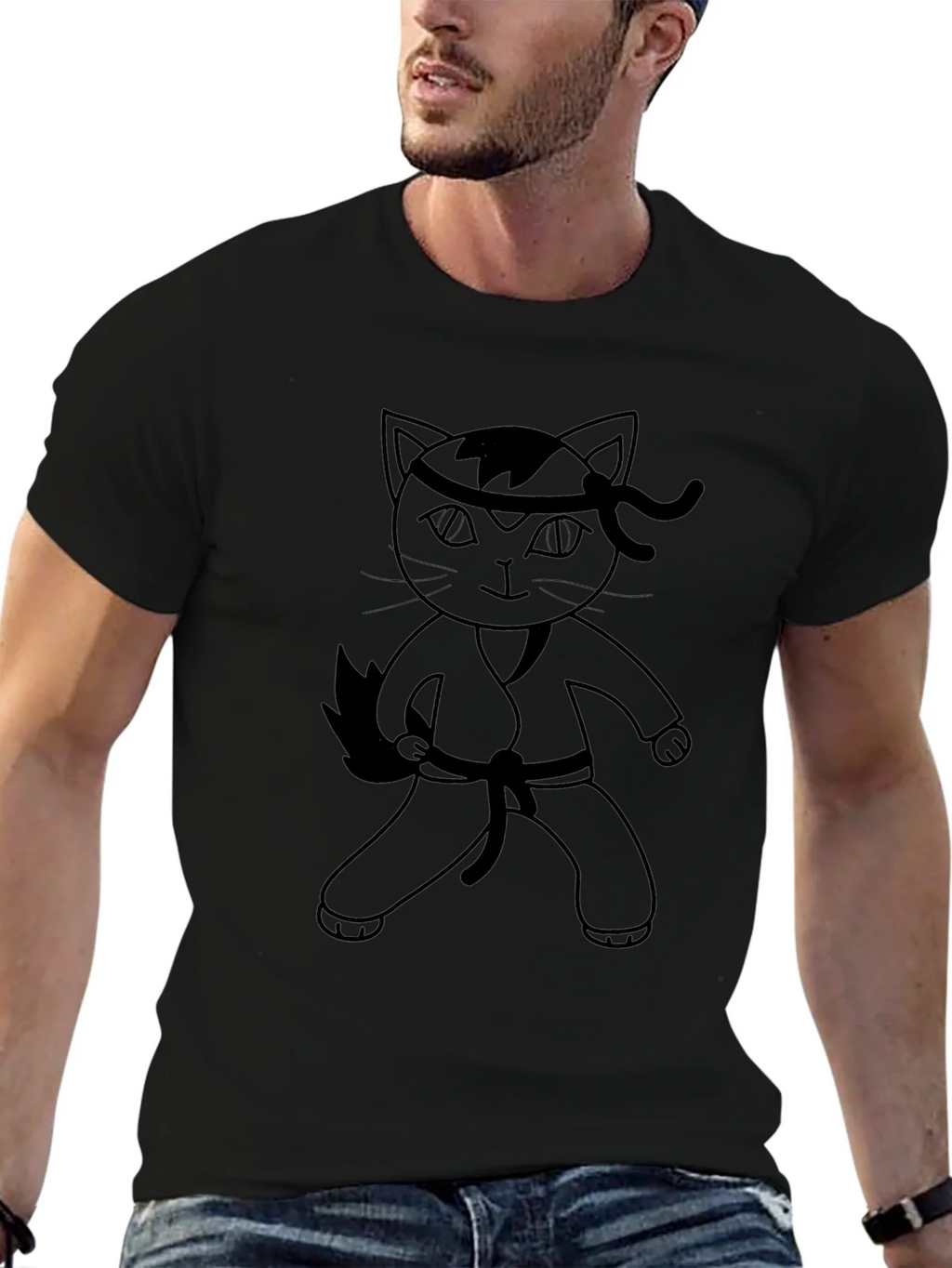 Ninja Cat T-Shirt - Martial Arts Kitten Tee product image 9