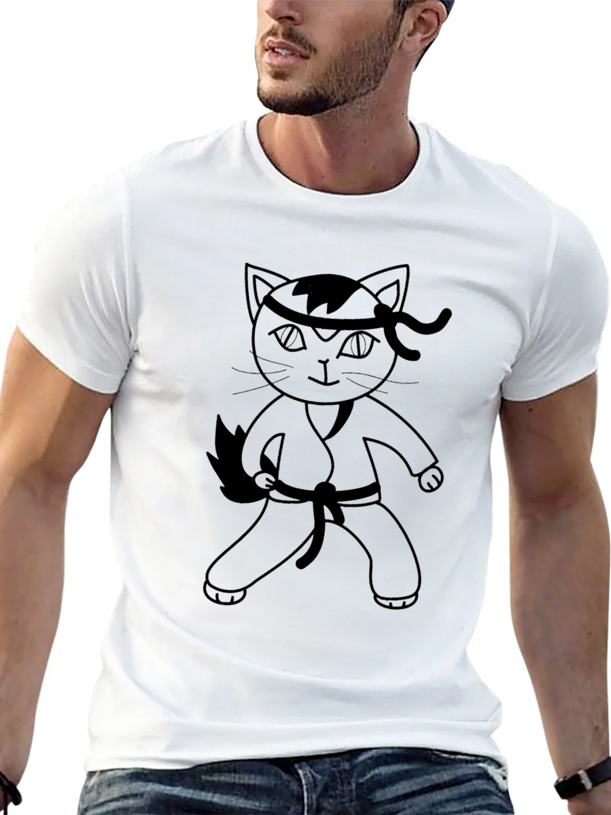 Ninja Cat T-Shirt - Martial Arts Kitten Tee product image 4