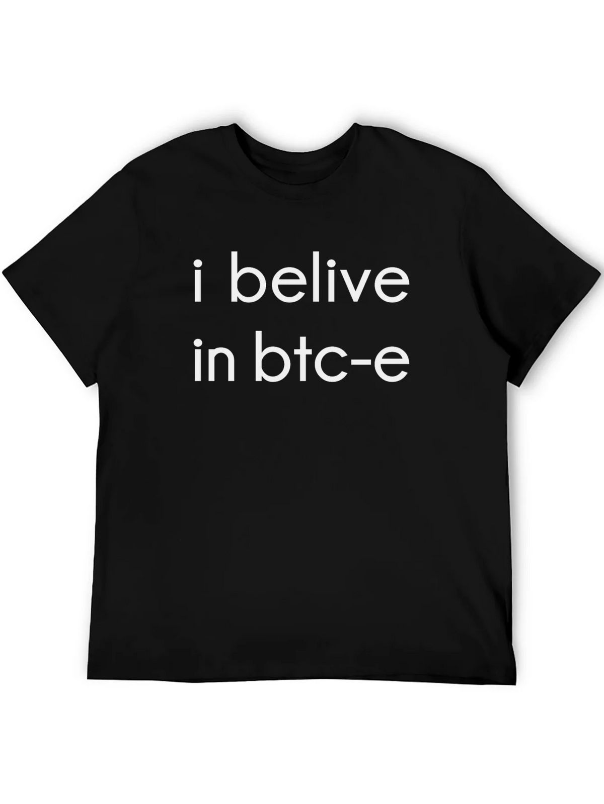 I Belive in BTC-e Black T-Shirt product image 8