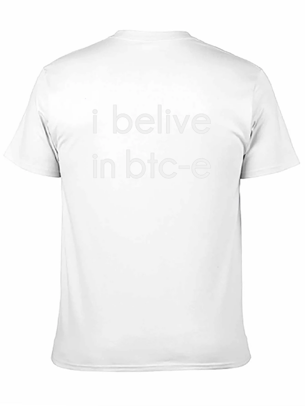 I Belive in BTC-e Black T-Shirt product image 2