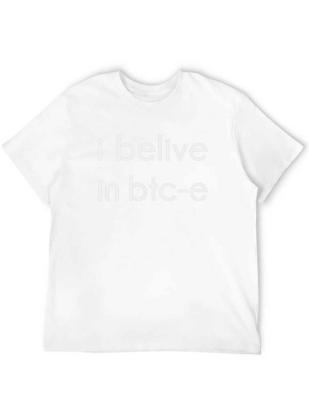 I Belive in BTC-e Black T-Shirt product image 3