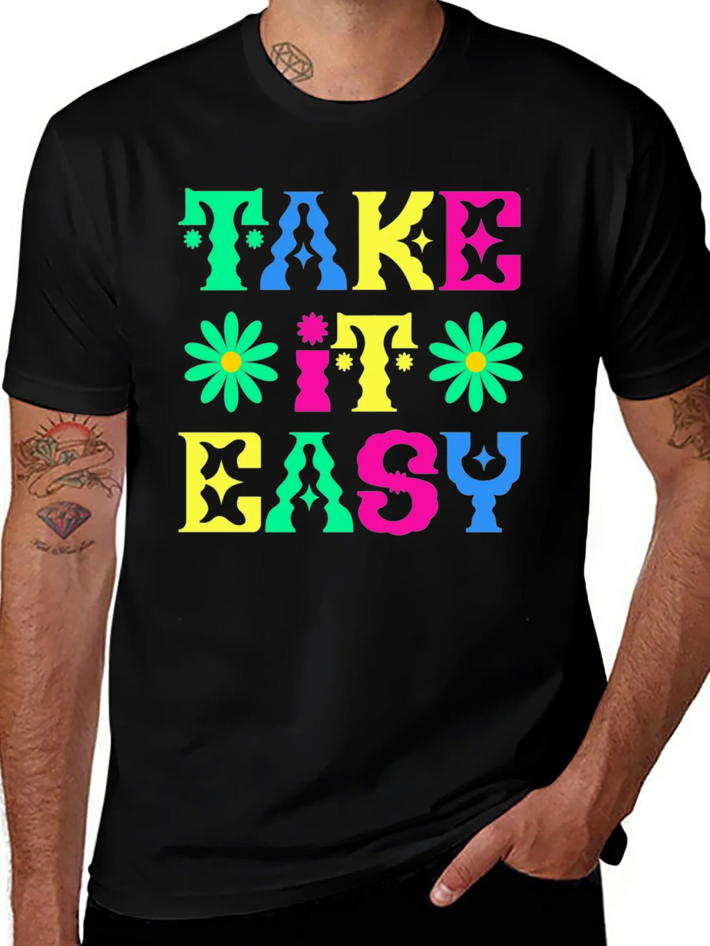 Retro Take It Easy Graphic T-Shirt product image 1