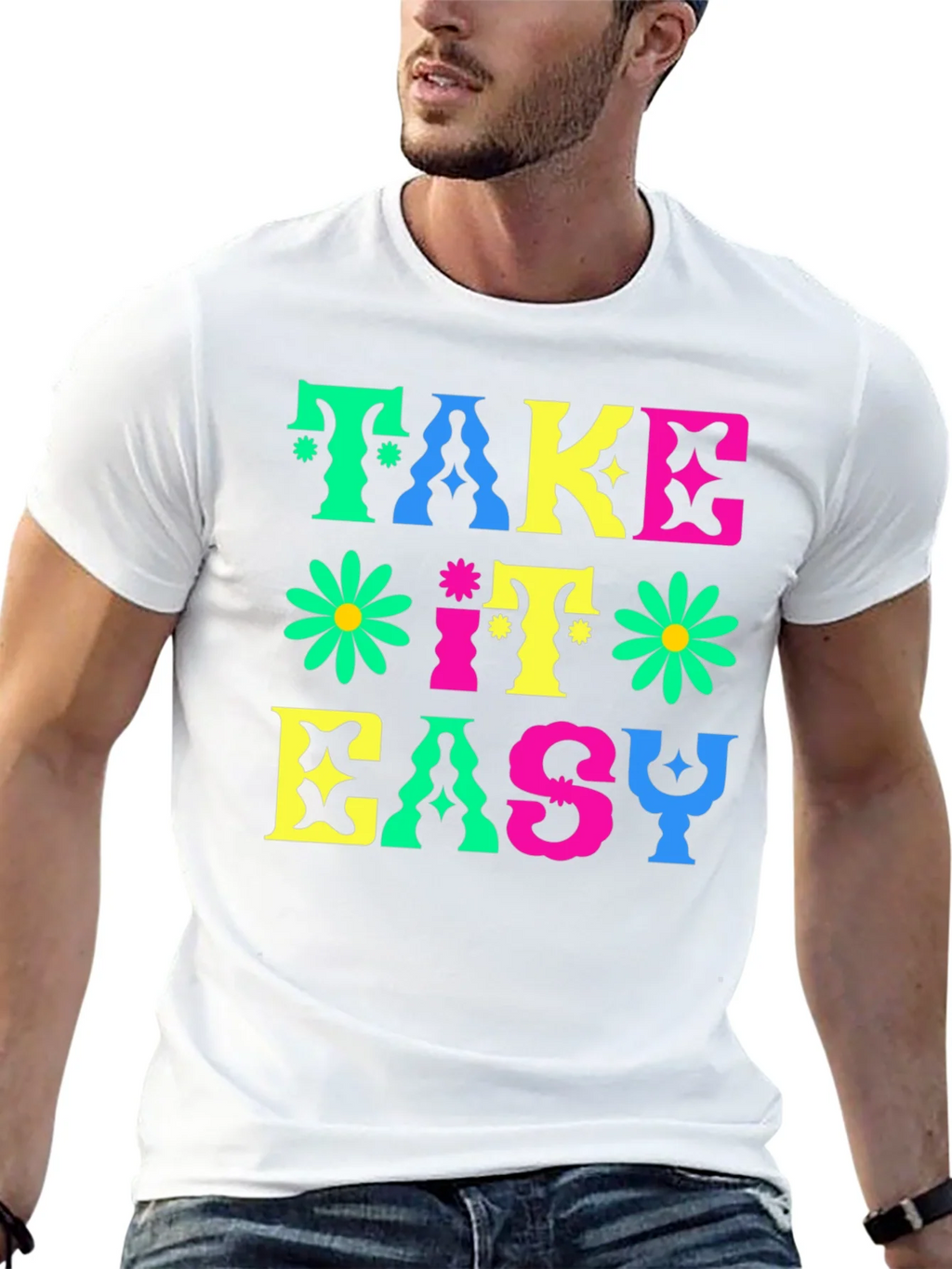 Retro Take It Easy Graphic T-Shirt product image 4