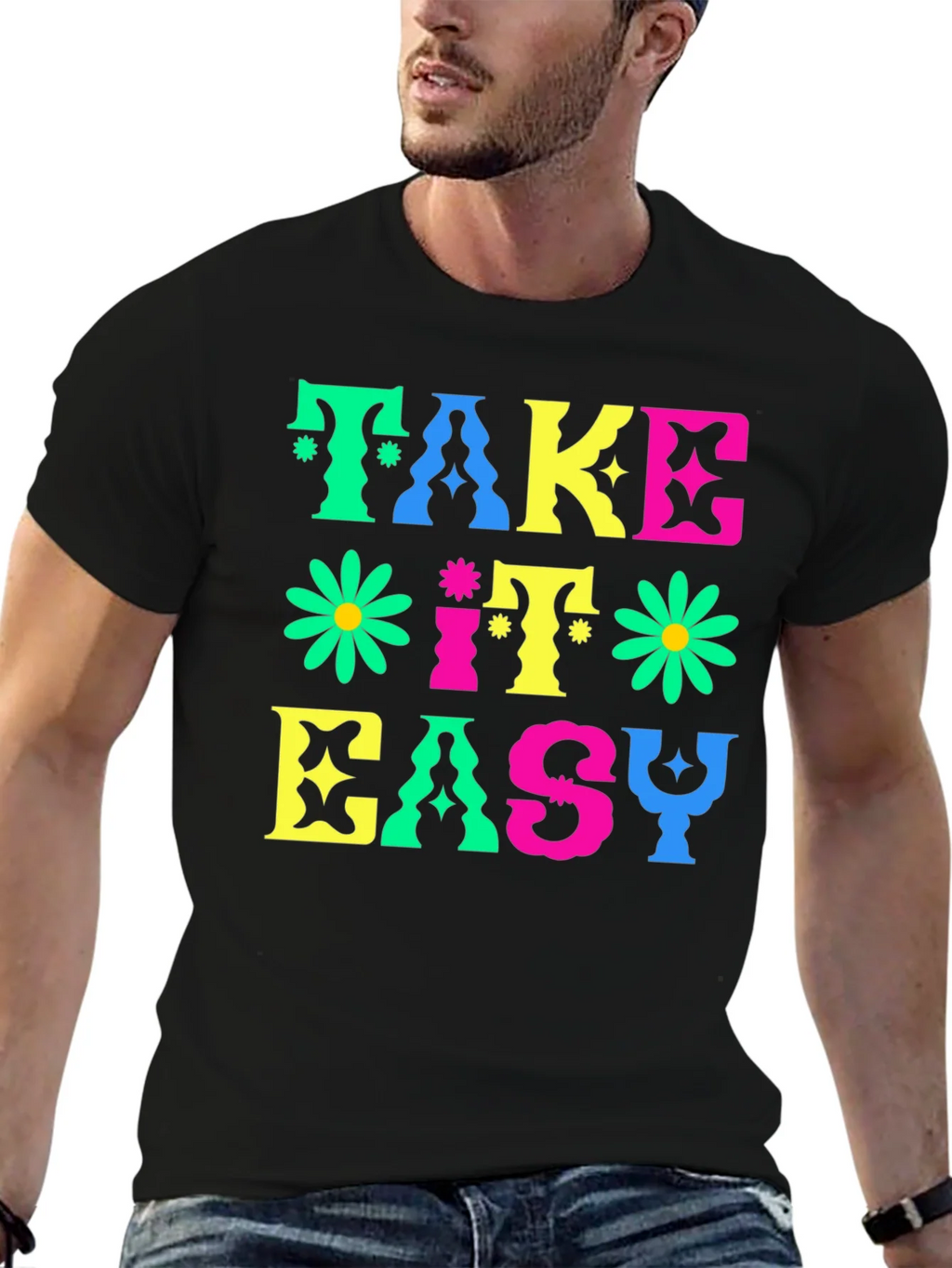 Retro Take It Easy Graphic T-Shirt product image 9