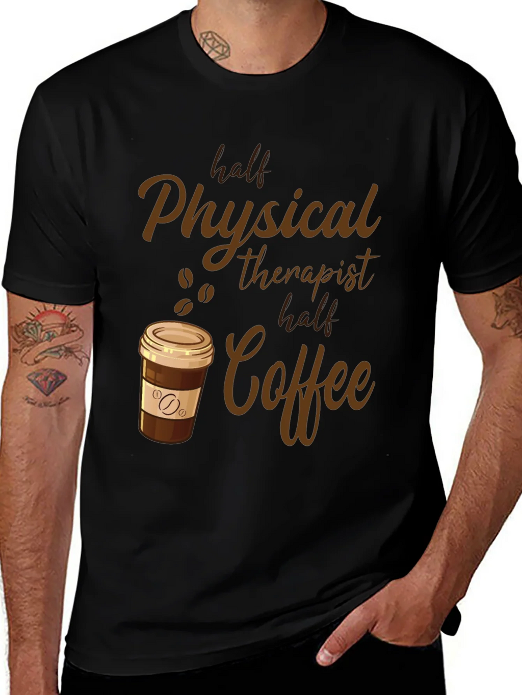 Physical Therapist Coffee Lover T-Shirt product image 1