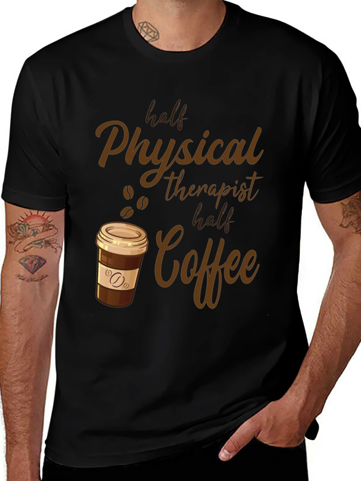 Physical Therapist Coffee Lover T-Shirt product image 1