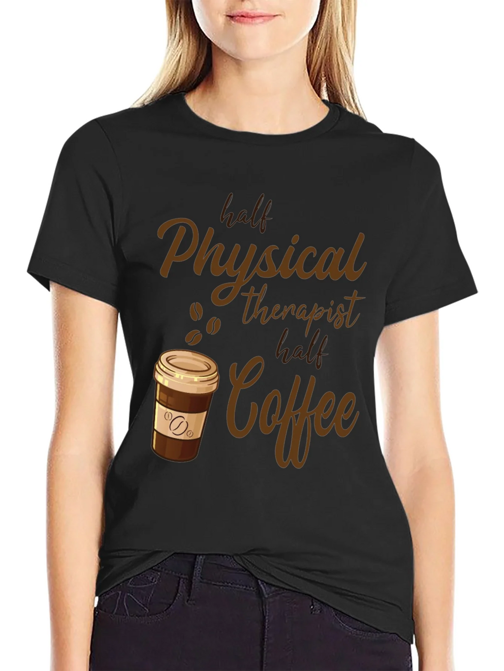 Physical Therapist Coffee Lover T-Shirt product image 5