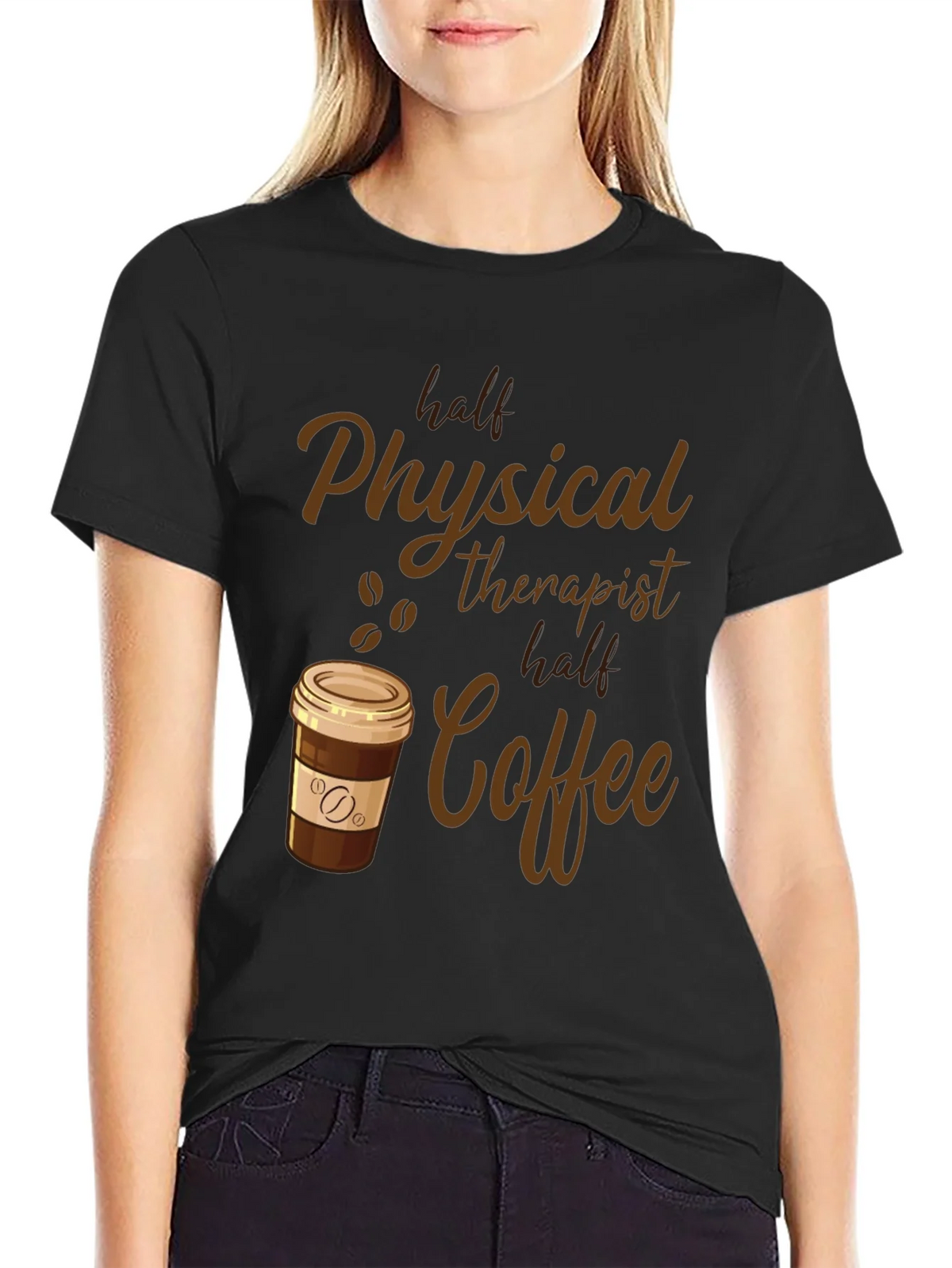Physical Therapist Coffee Lover T-Shirt product image 5