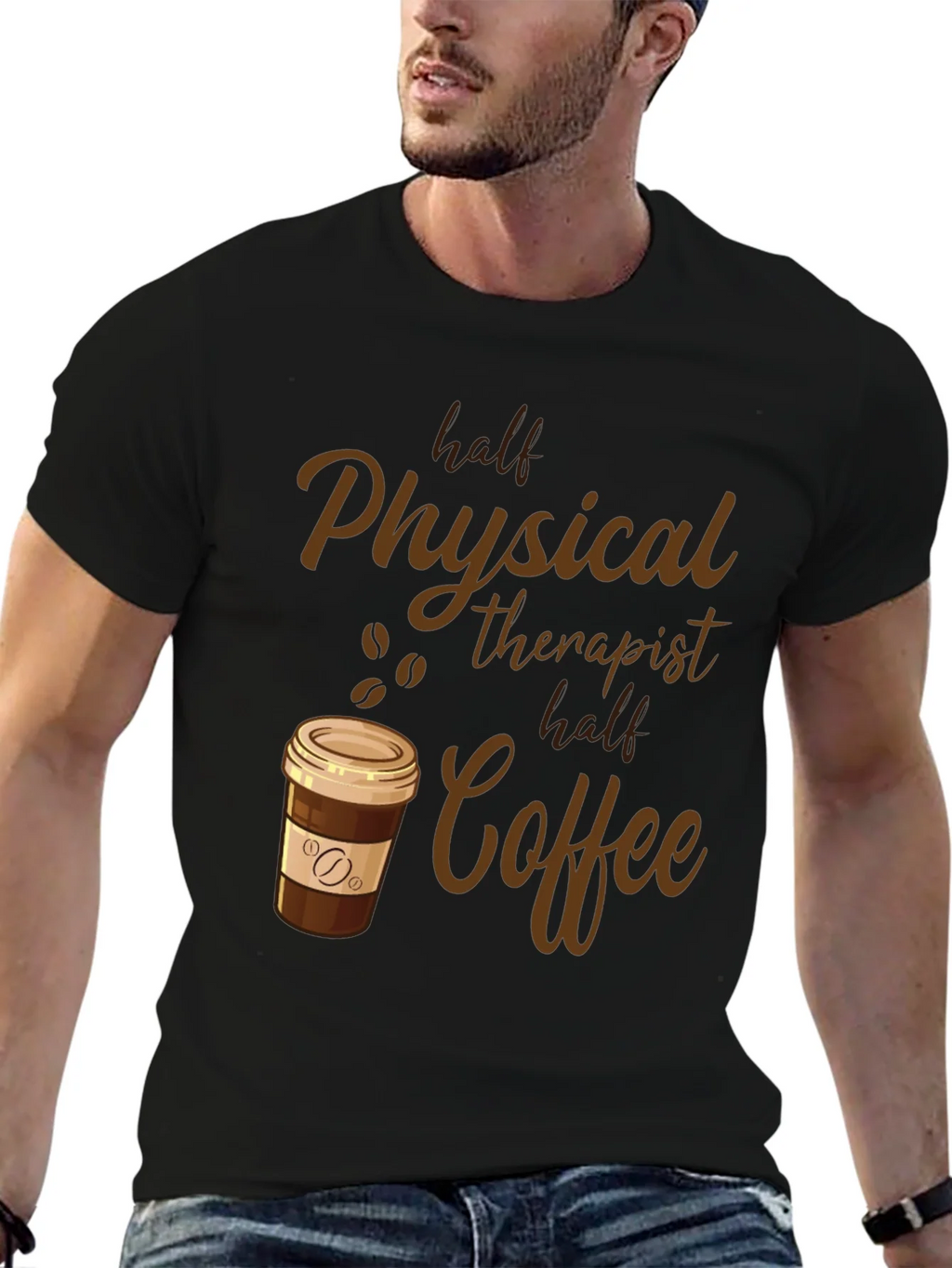 Physical Therapist Coffee Lover T-Shirt product image 9