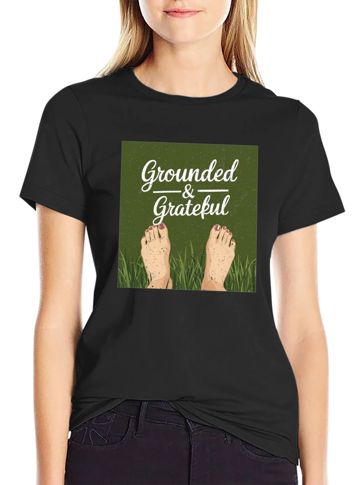 Grounded & Grateful Graphic Tee product image 5