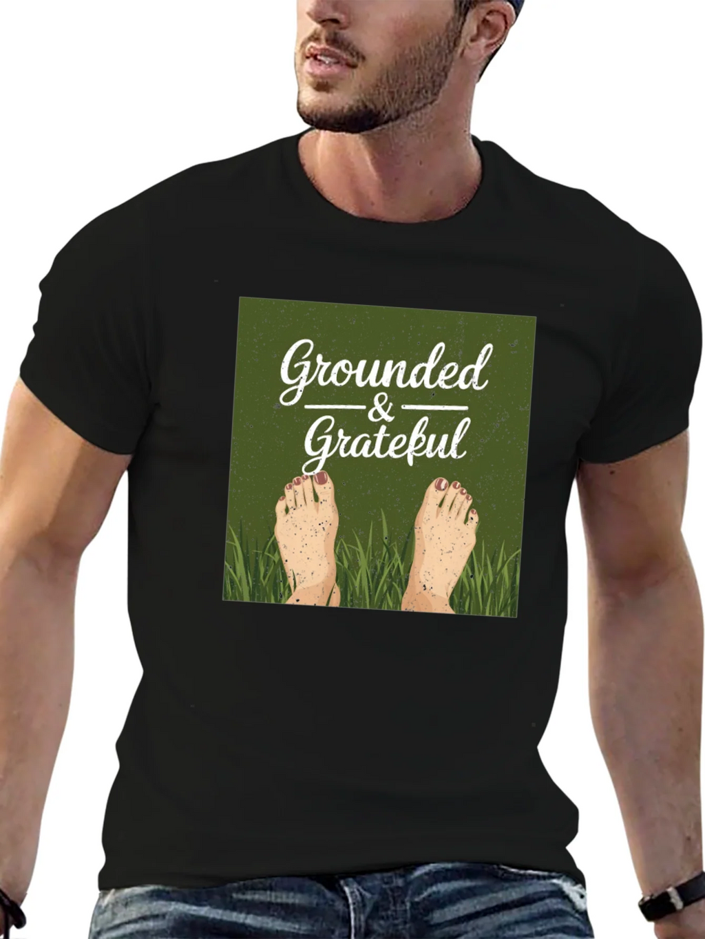 Grounded & Grateful Graphic Tee product image 9