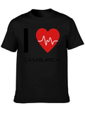 I Heart Casablanca Black T-Shirt product image 1