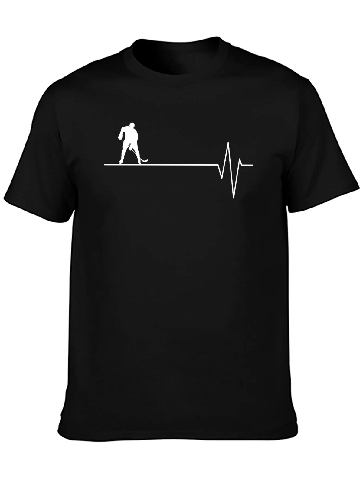 Hockey Heartbeat Graphic T-Shirt product image 6