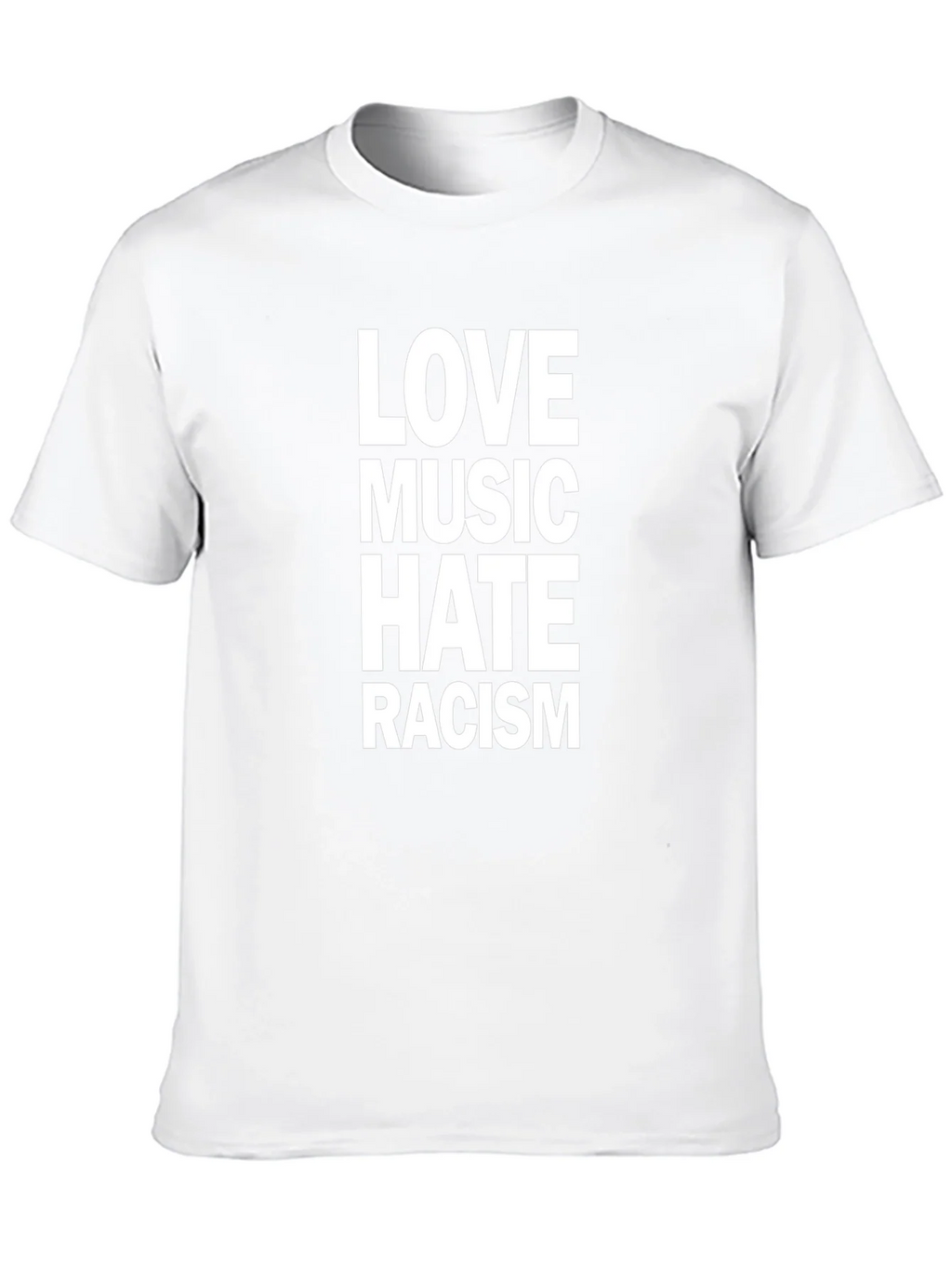 Love Music Hate Racism T-Shirt product image 12