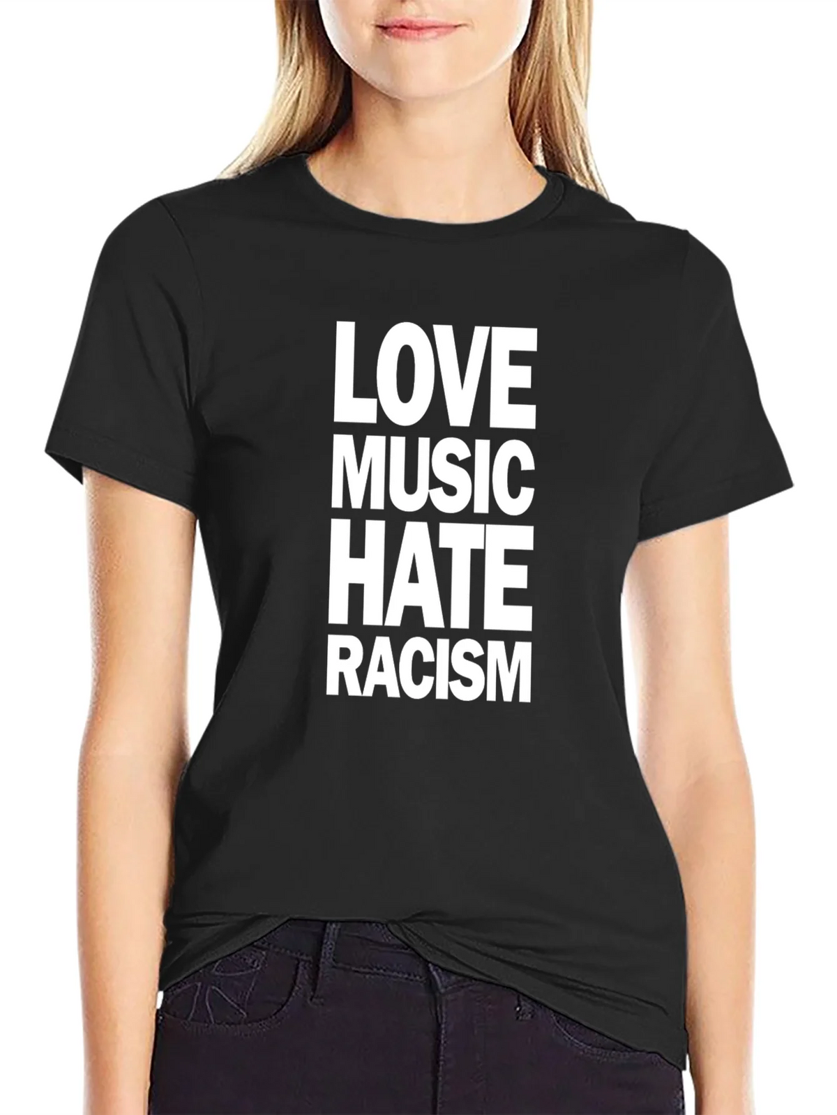 Love Music Hate Racism T-Shirt product image 5