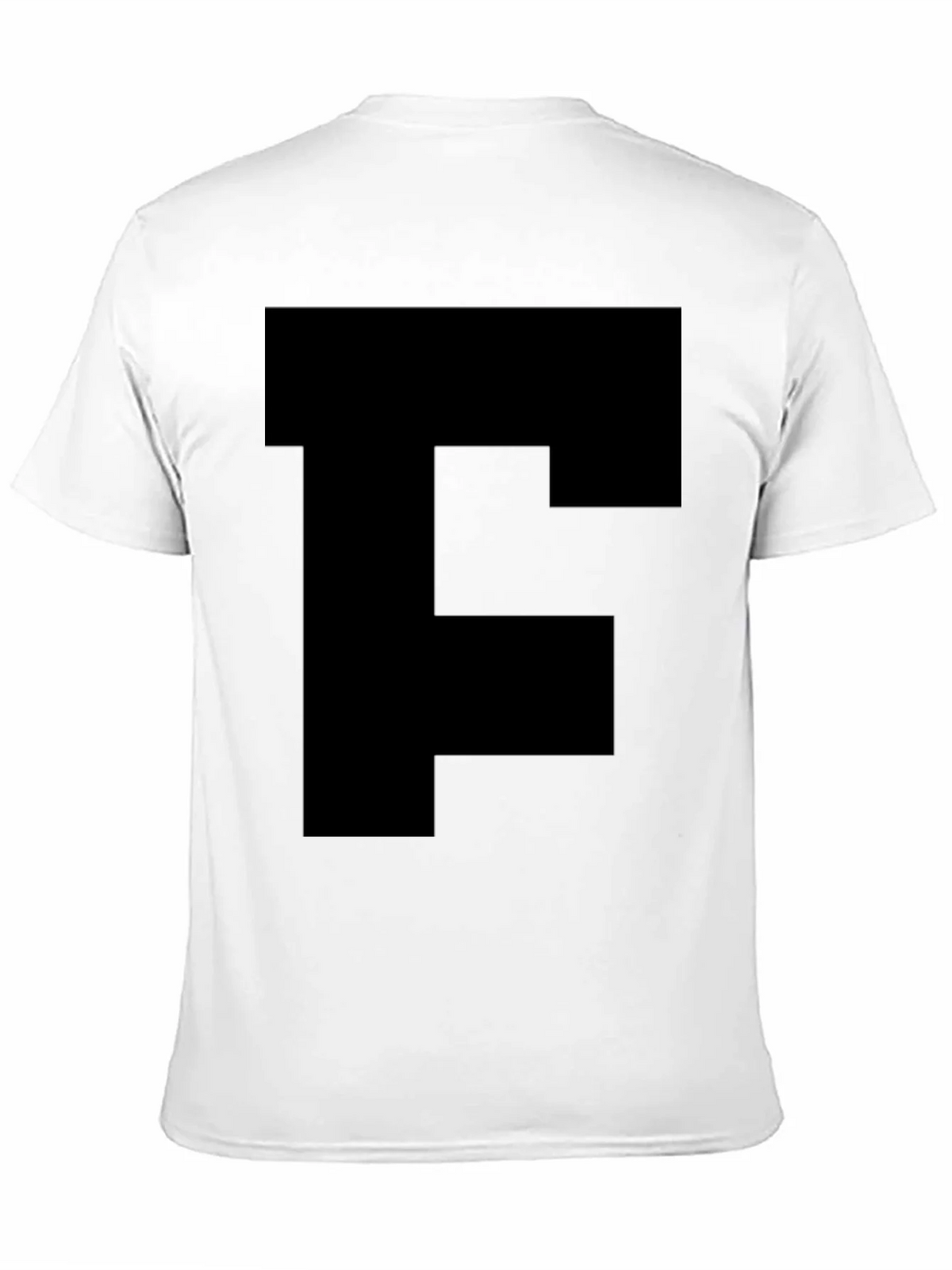 Bold Initial Tee - Black Letter F T-Shirt product image 2