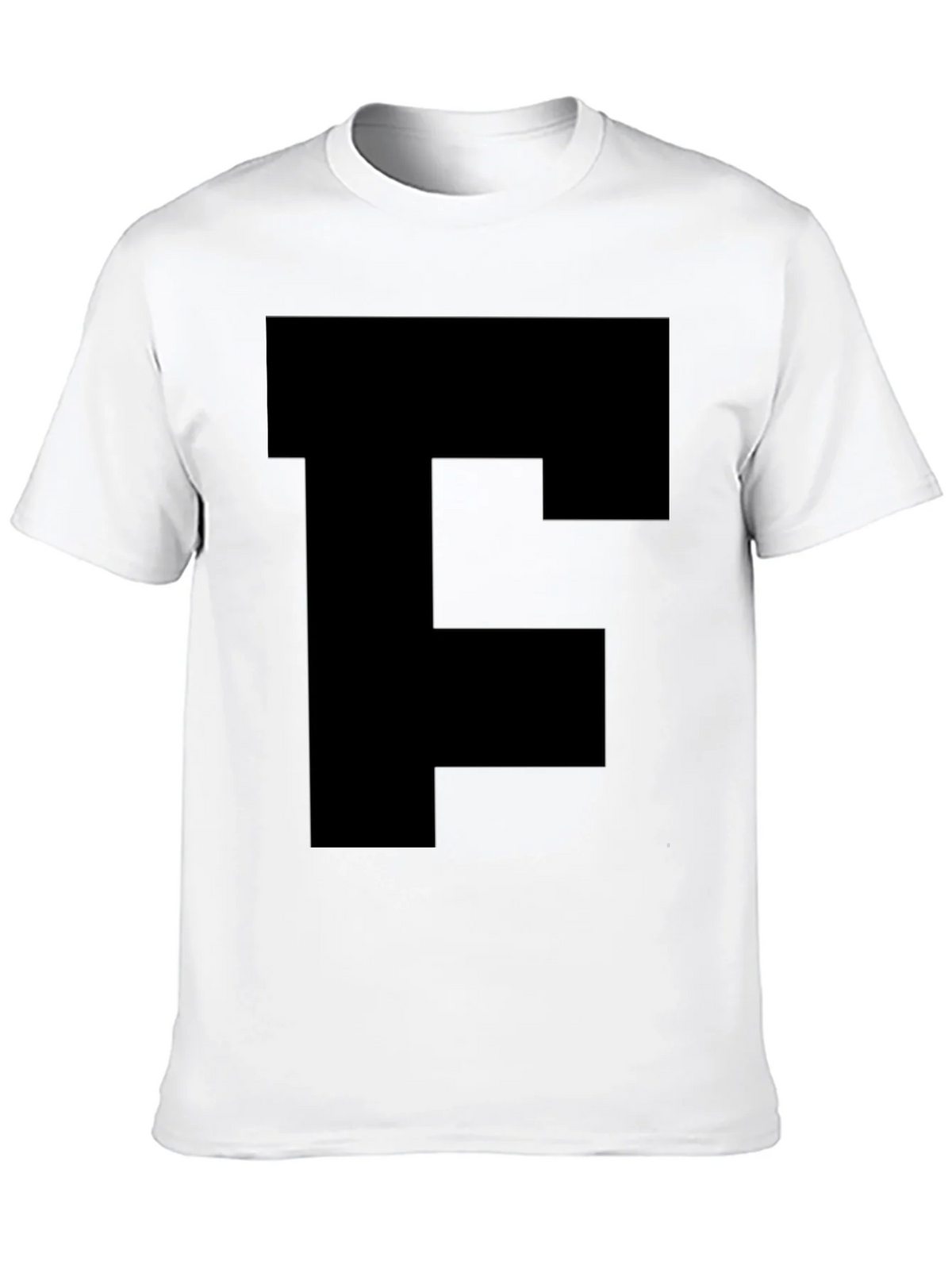 Bold Initial Tee - Black Letter F T-Shirt product image 12