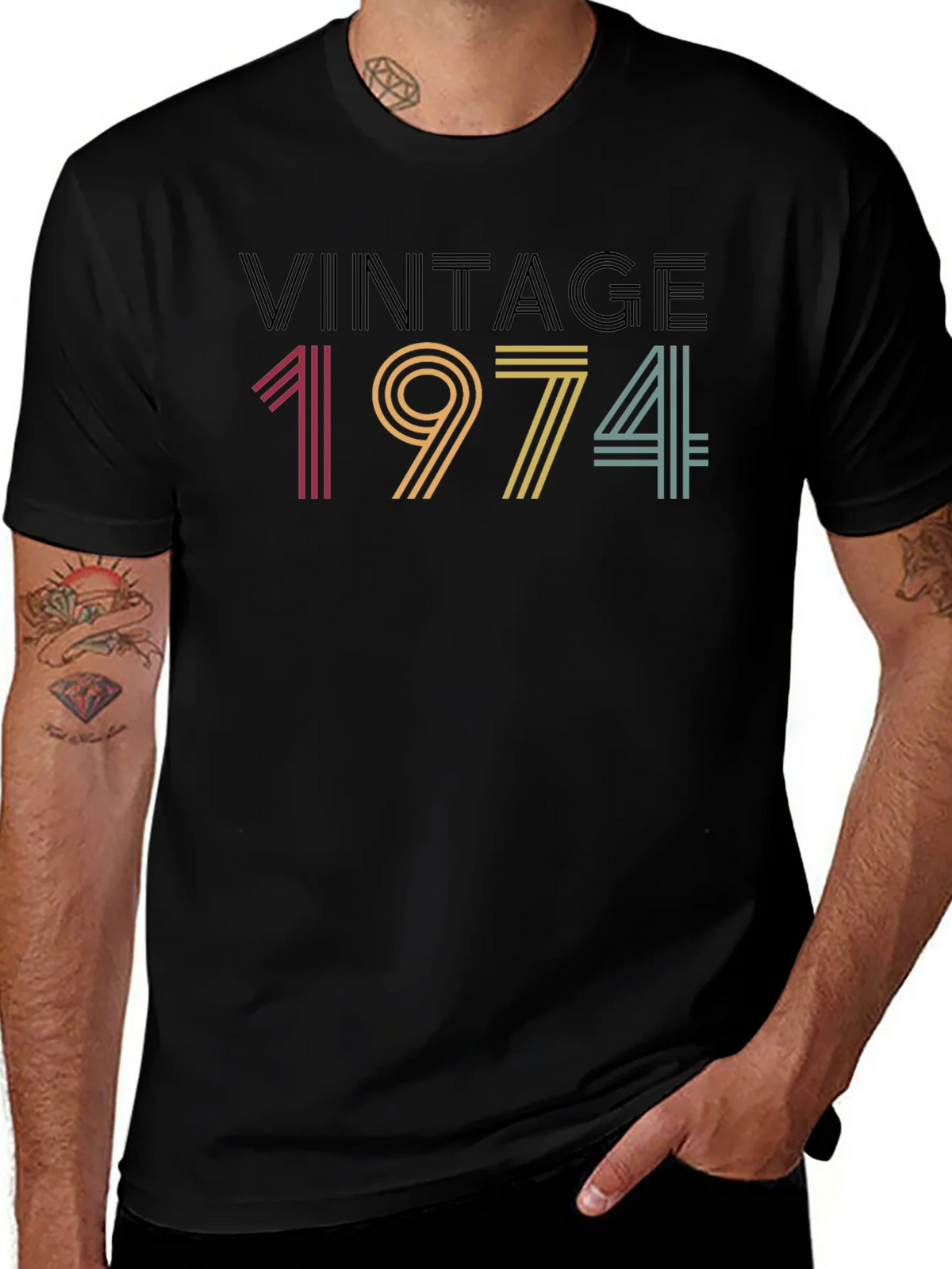 Vintage 1974 Graphic Tee - Retro Style product image 1