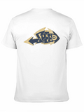 Distressed Graffiti Style Graphic Tee - Black Cotton Blend product image 1
