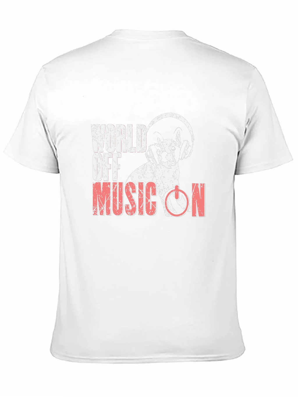 Music On T-Shirt - DJ Cat Headphones product image 2
