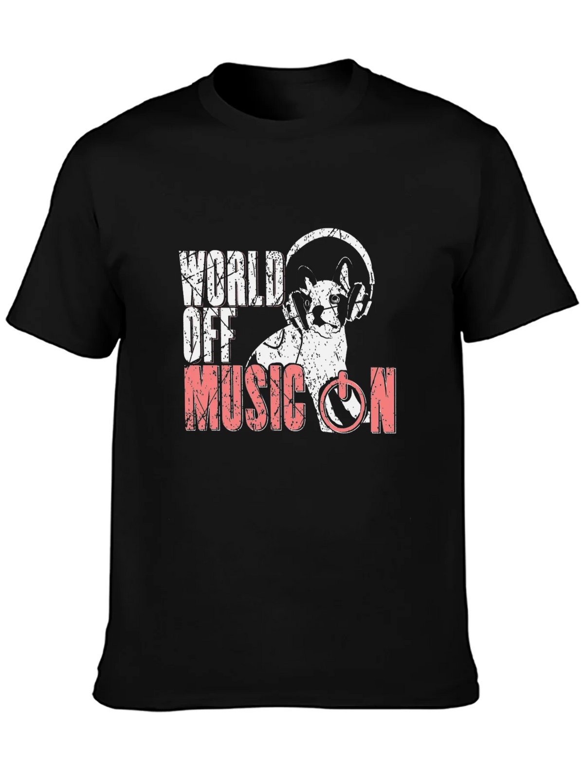 Music On T-Shirt - DJ Cat Headphones product image 5
