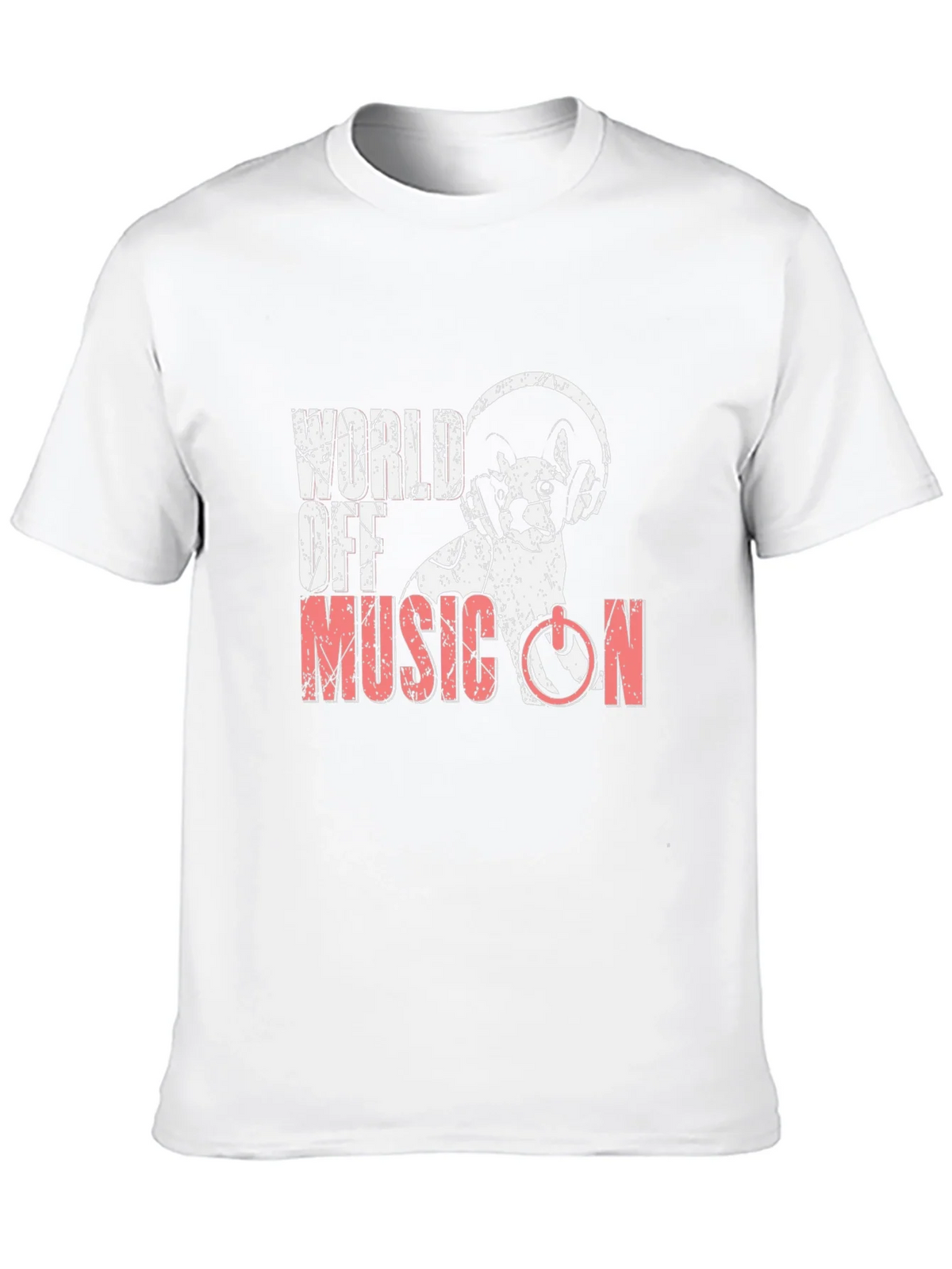 Music On T-Shirt - DJ Cat Headphones product image 10